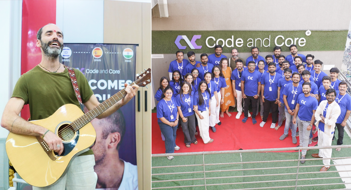 Celebrating trust and technology: Maor Kotler joins Code and Core in India.